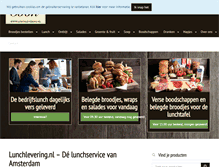 Tablet Screenshot of lunchlevering.nl